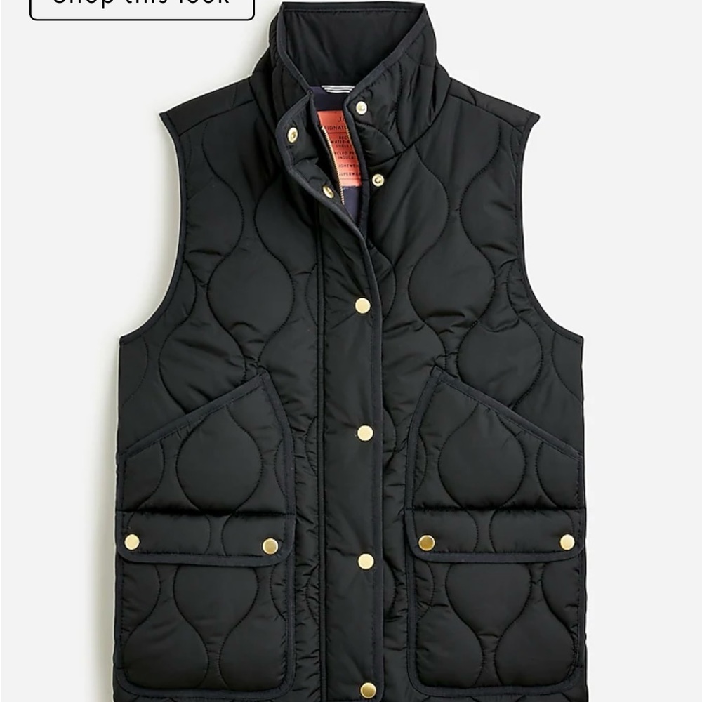 J. Crew quilted excursion vest